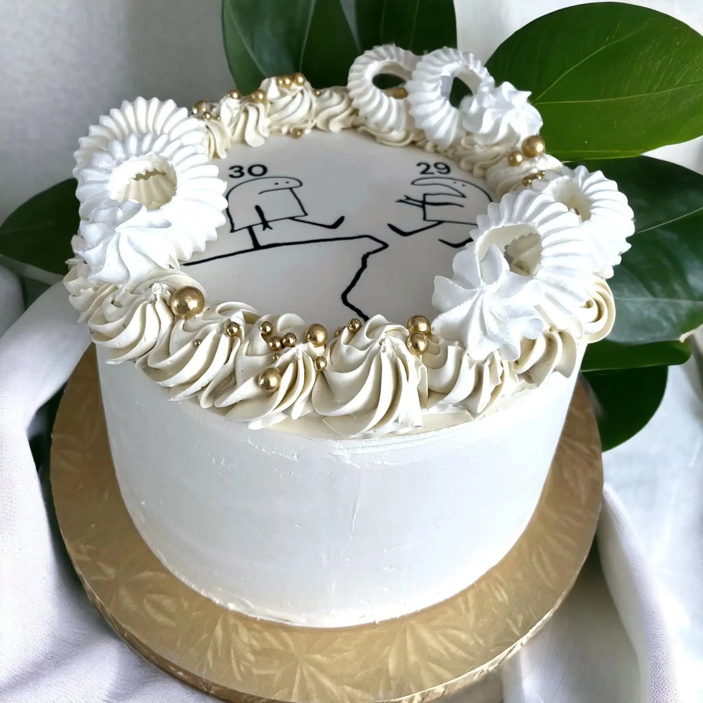 Birthday photo cake
