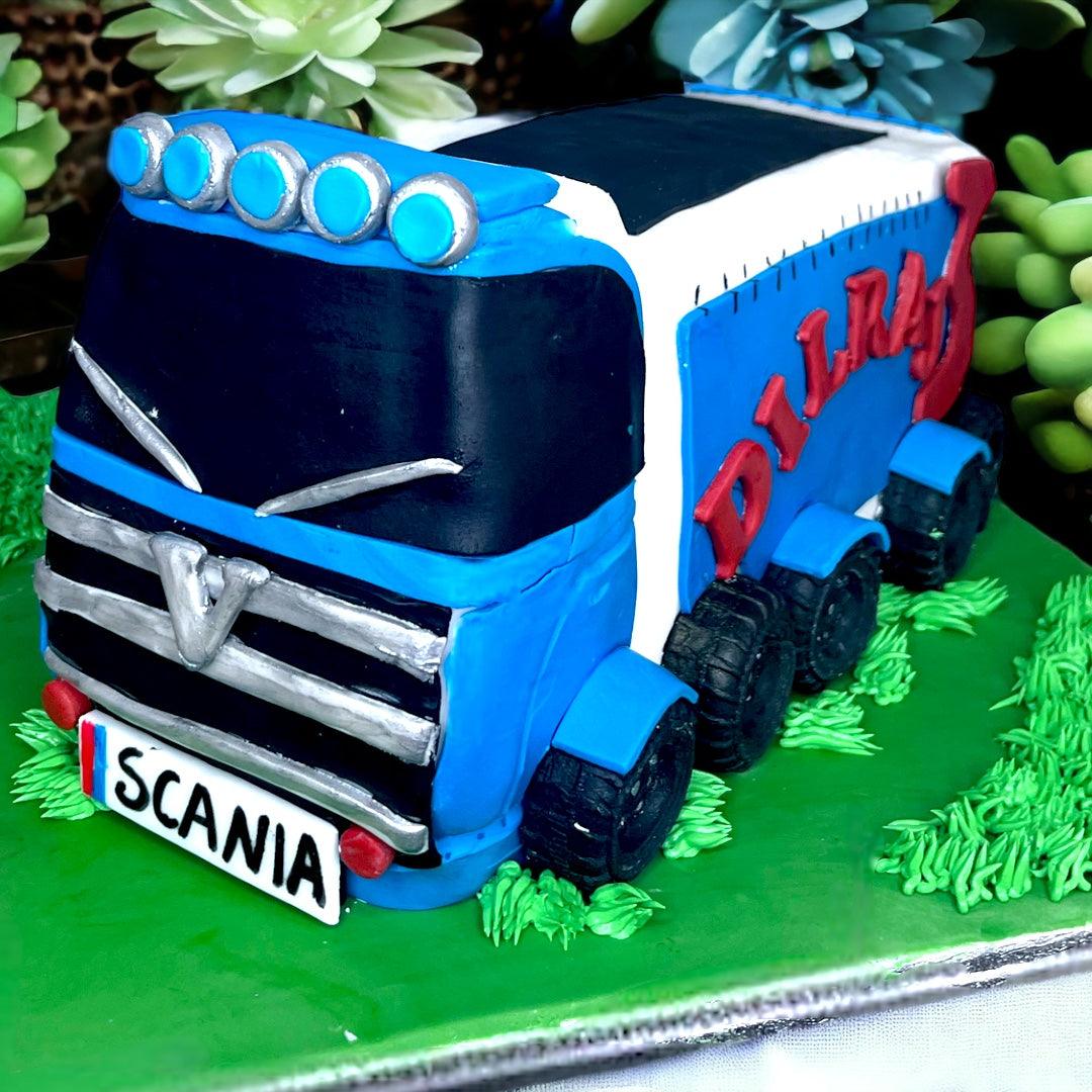 Birthday truck cake - Naturally_deliciousss