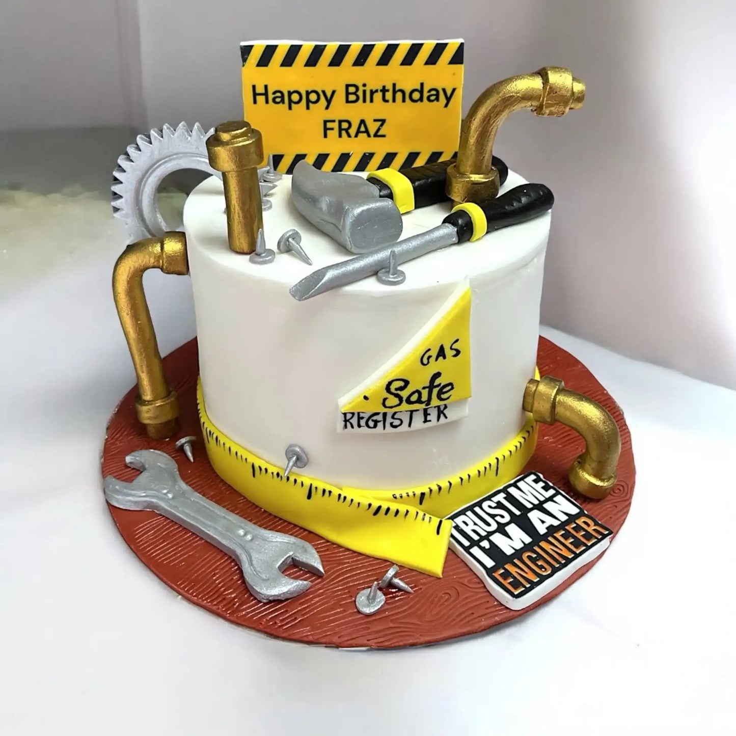 Engineer Birthday Cake - Naturally_deliciousss