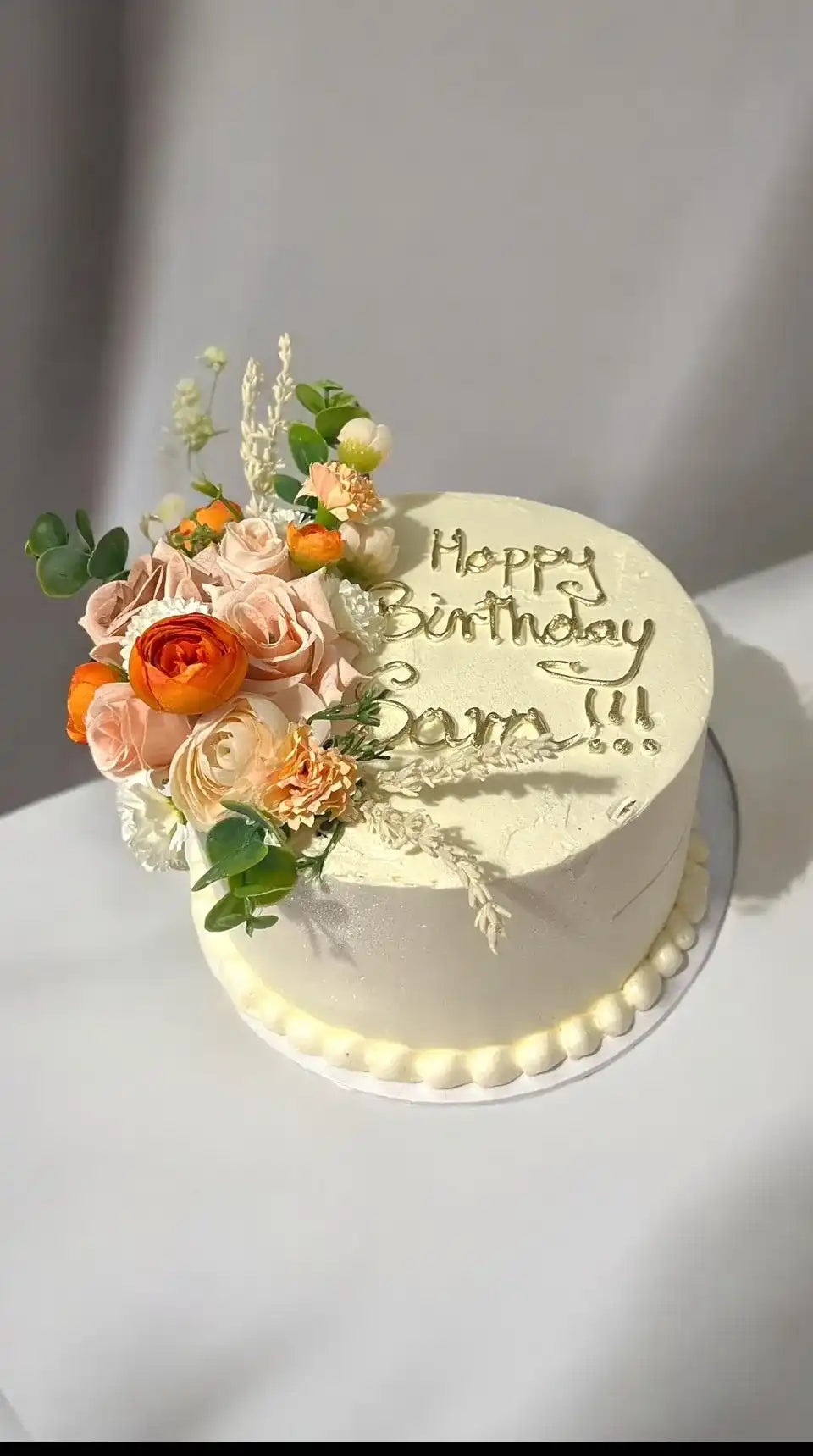 Simple Birthday Cake - Naturally_deliciousss