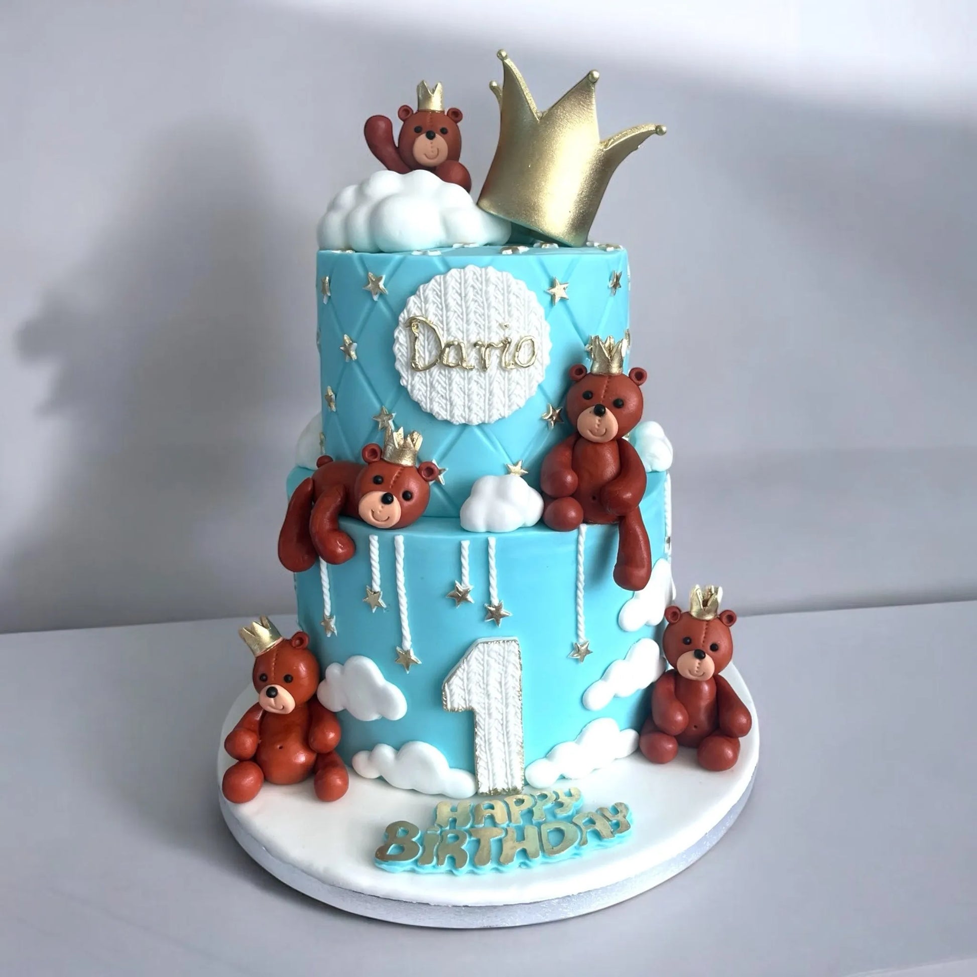 Teddy Bears Birthday Cake - Naturally_deliciousss