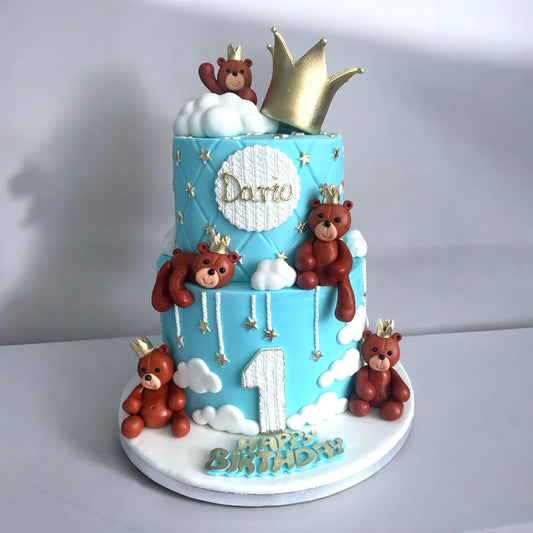 Teddy Bears Birthday Cake - Naturally_deliciousss