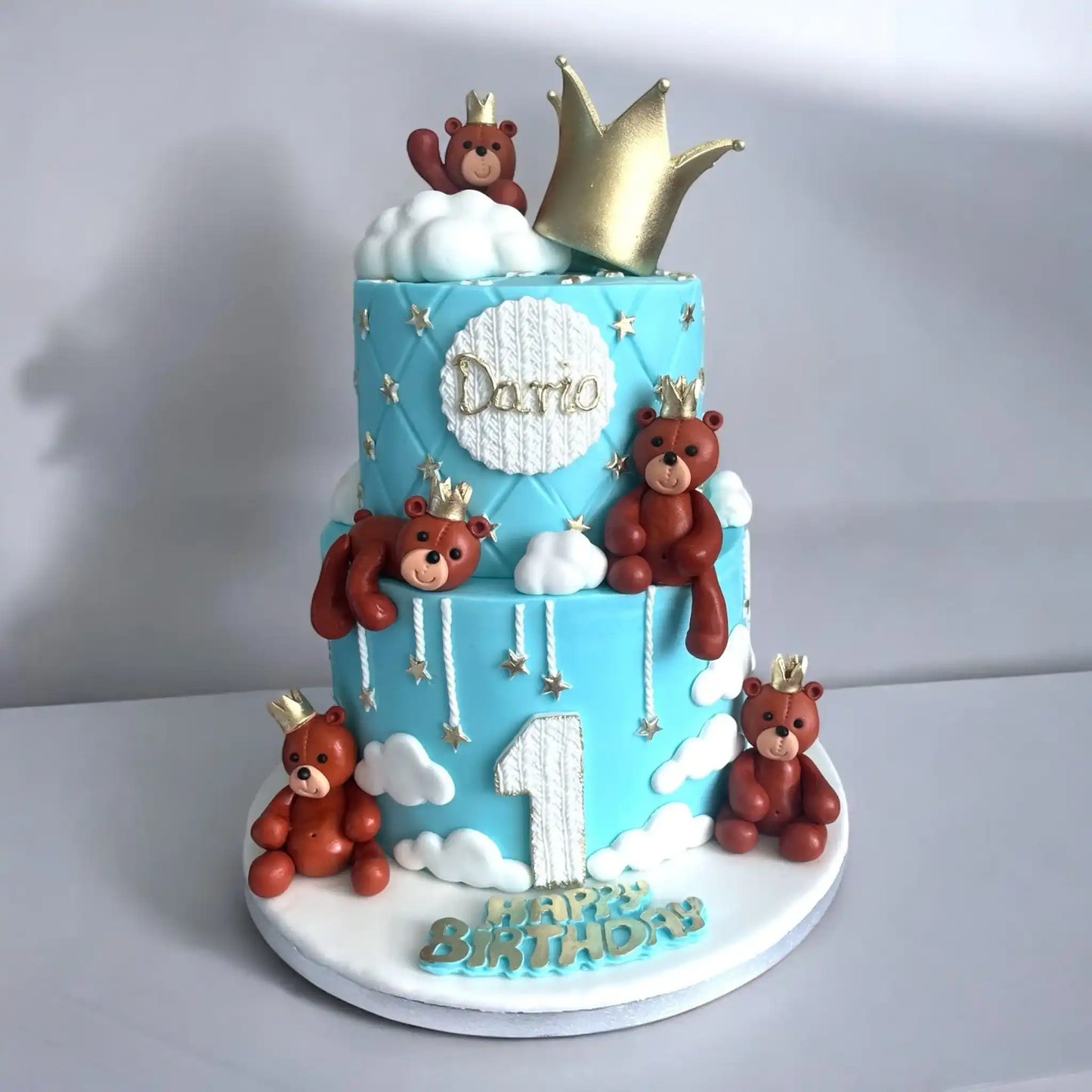 Teddy Bears Birthday Cake - Naturally_deliciousss