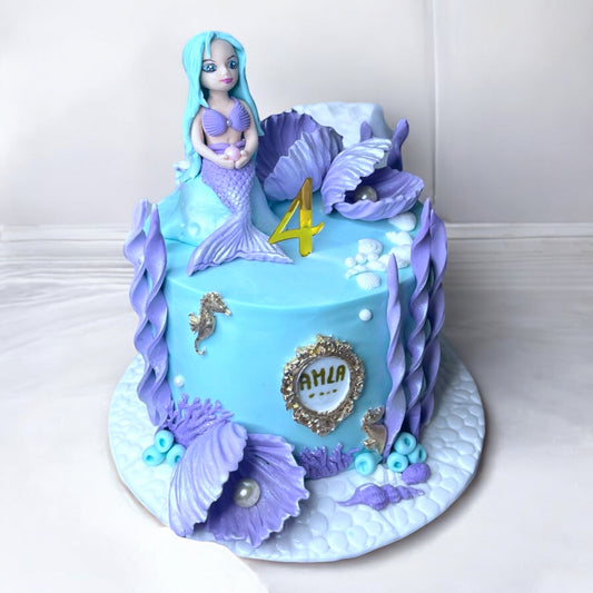 Mermaid birthday cake