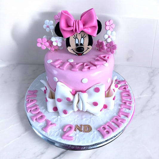 Minnie  Mouse Birthday Cake