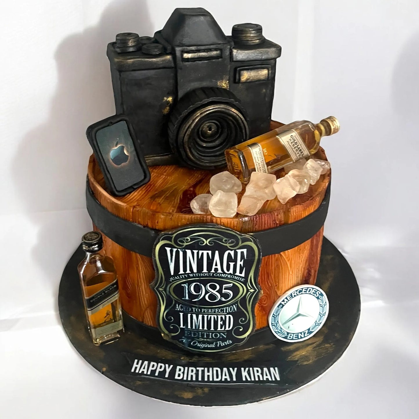 Vintage style Birthday Cake