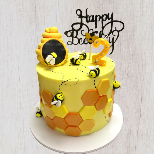 Bee Birthday Cake