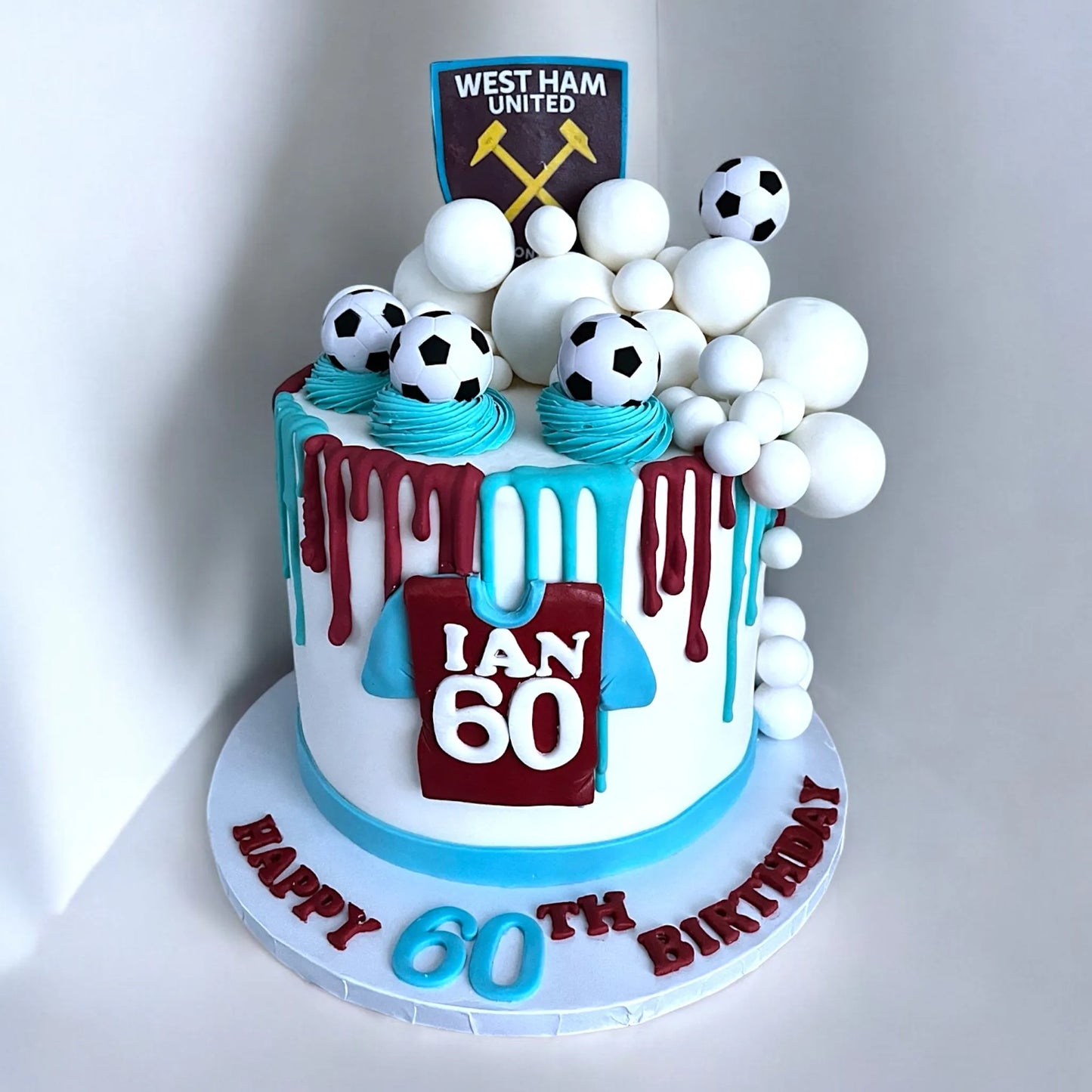 West Ham Birthday Cake