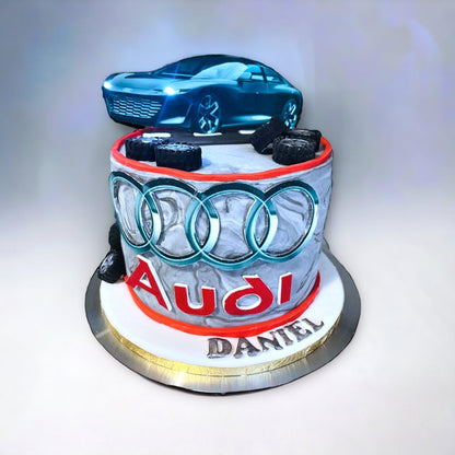 Birthday cake Audi car - Naturally_deliciousss