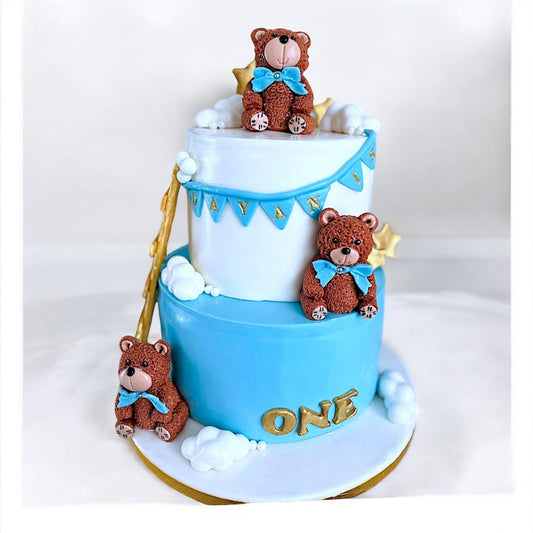 Birthday cake -teddy bears - Naturally_deliciousss