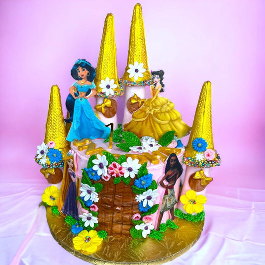 Birthday four princess cake - Naturally_deliciousss