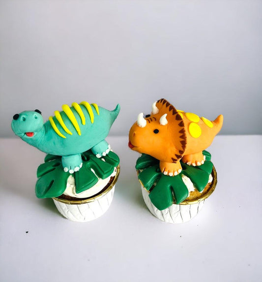 Dinosaur cupcakes - Naturally_deliciousss