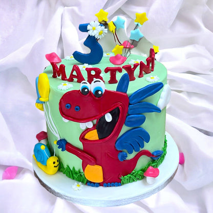 Dragon cake for kids - Naturally_deliciousss