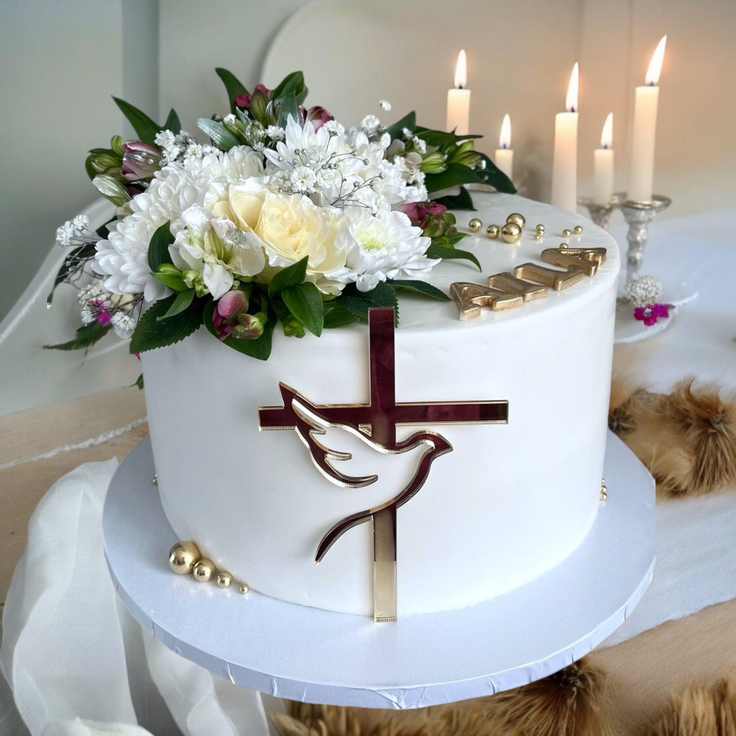 First Holy Communion cake - Naturally_deliciousss