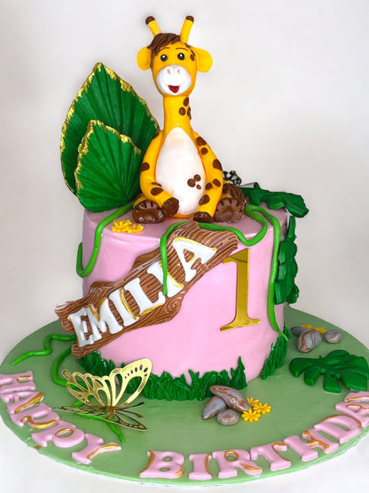 Giraffe birthday cake - Naturally_deliciousss