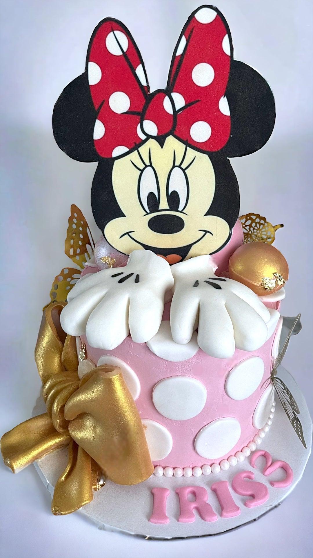 Minnie Mouse birthday cake - Naturally_deliciousss