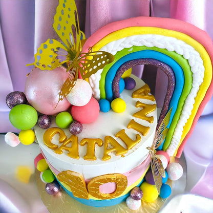 Rainbow birthday cake - Naturally_deliciousss