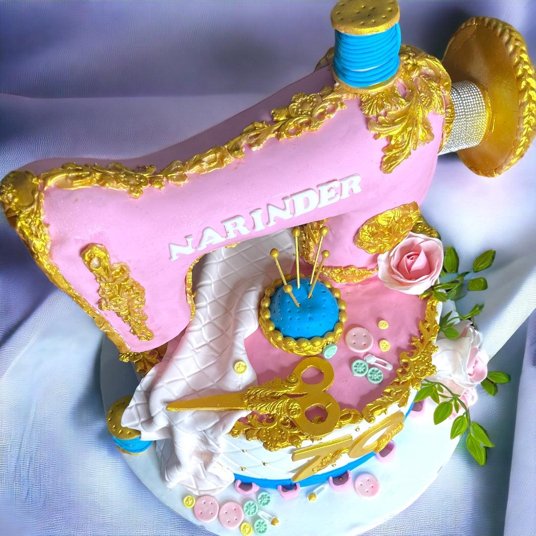 Sewing machine birthday cake - Naturally_deliciousss