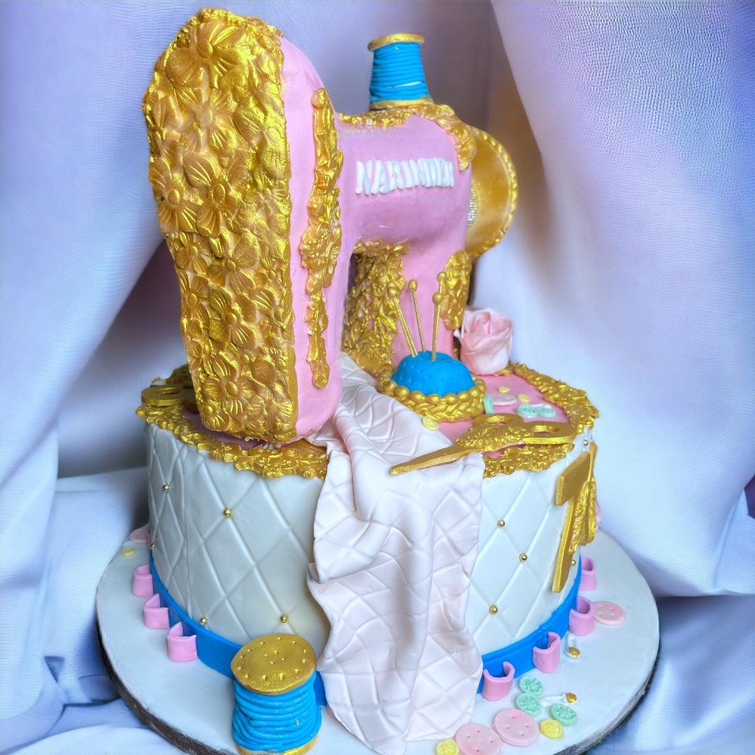 Sewing machine birthday cake - Naturally_deliciousss